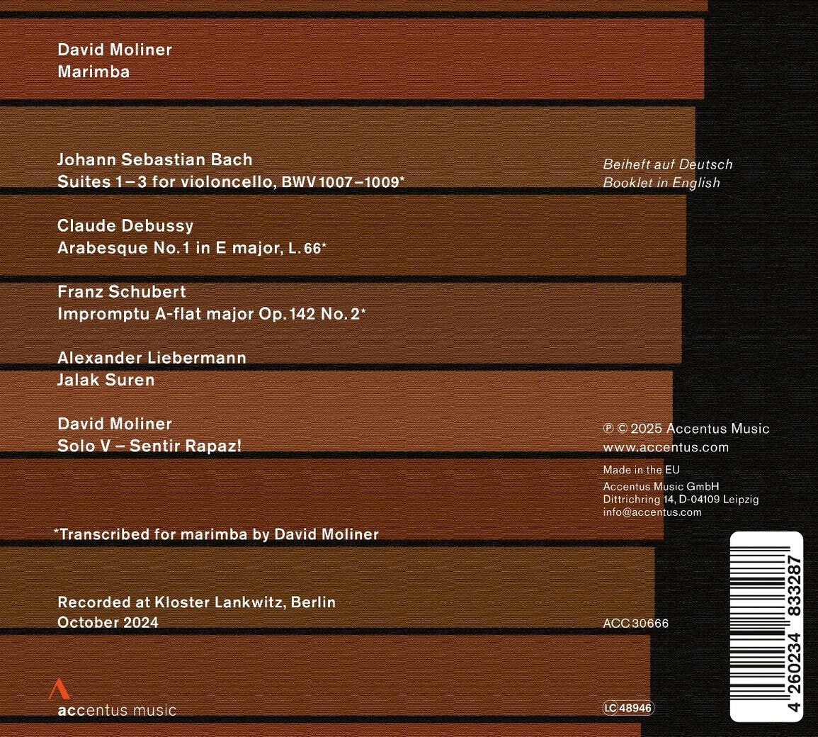 David Moliner (다비드 몰리네르) - 마림바를 위한 작품 및 편곡 (Marimba)