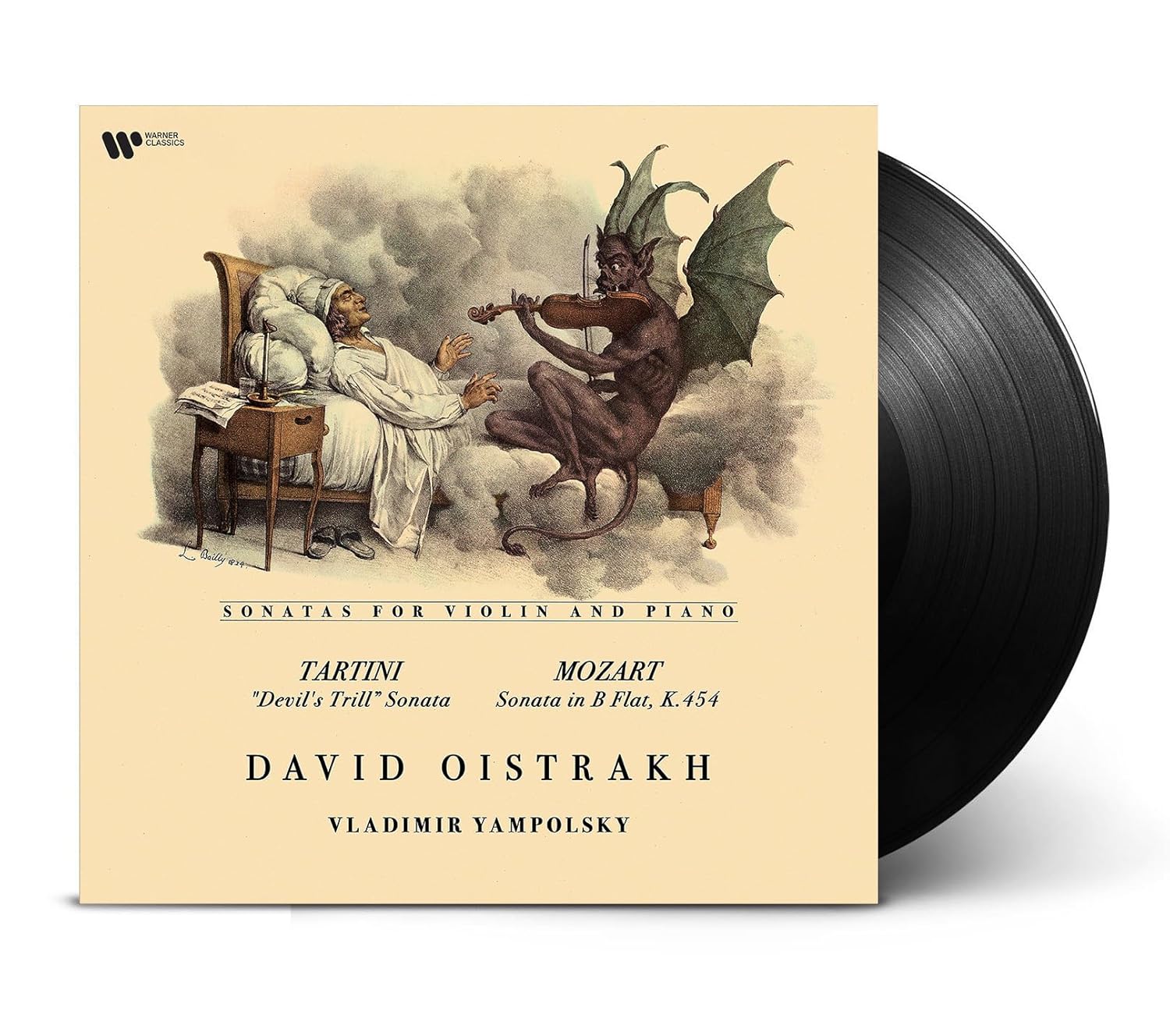 David Oistrakh 타르티니: 악마의 트릴 / 모차르트: 바이올린 소나타 32번 (Tartini: Devil's Trill Sonata / Mozart: Sonata in B-flat, K454: Sonatas for Violin and Piano) [LP]
