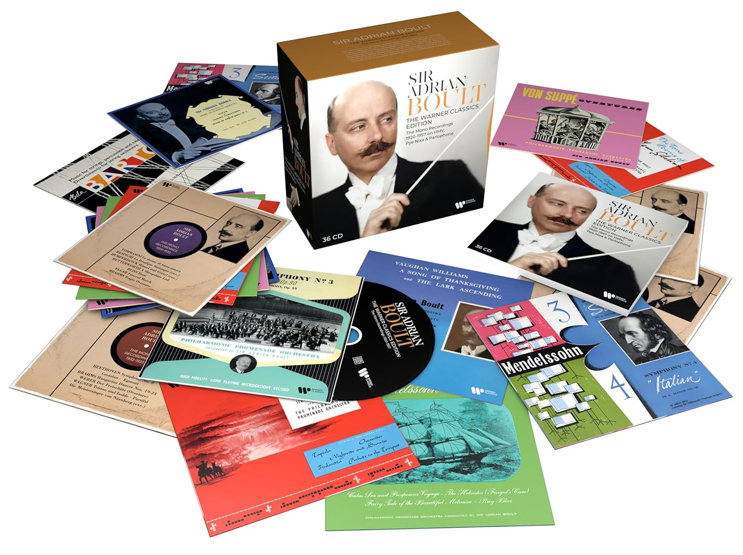 아드리안 볼트 워너 모노 녹음집 (Adrian Boult Complete Mono Recordings) [36CD 박스세트]