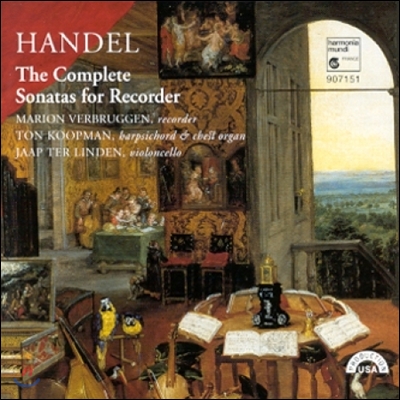 Marion Verbruggen 헨델: 리코더 소나타 전곡집 (Handel: Complete Sonatas for Recorder)