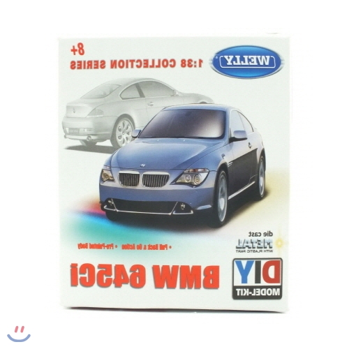 [레프리카]1/38 BMW 645Ci (풀백주행) - 조립킷 (WE235352BK) 금속조립모형