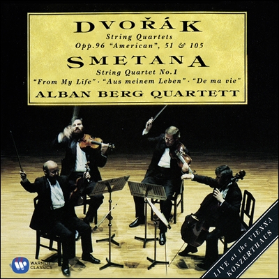Alban Berg Quartett 드보르작: 현악 사중주 `아메리카` / 스메타나: `나의 생애에서` - 알반 베르크 콰르텟 (Dvorak: String Quartet ‘American’, Op.51 &amp; 105 / Smetana: String Quartet ‘From my life’ - liv
