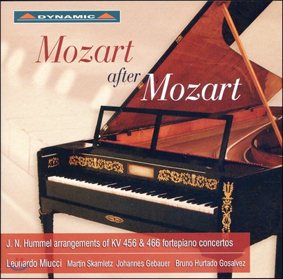 Leonardo Miucci 모차르트: 피아노 협주곡 18, 20번 [훔멜의 실내악 편곡 버전] (Mozart after Mozart - Arr. J.N. Hummel)