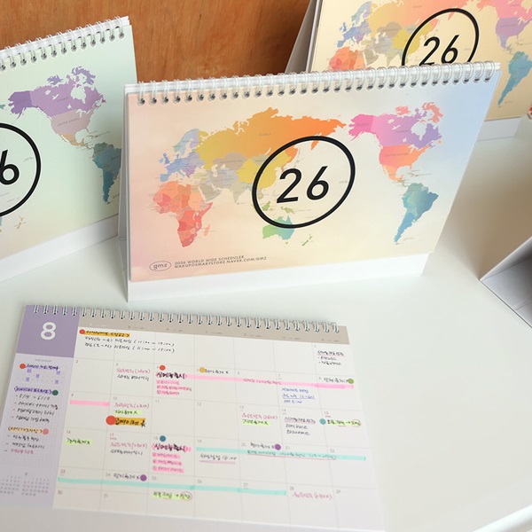 건망증GMZ 2026 wws 탁상용 캘린더