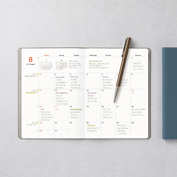 (2026 날짜형) 먼슬리 플래너 2026 A5_월간 다이어리 스케쥴러