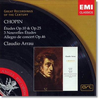 Claudio Arrau 쇼팽 : 연습곡 (Chopin : Etude, Allegro De Concert) 클라우디오 아라우