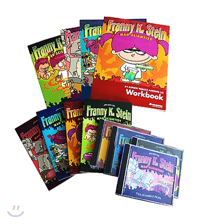 Franny K. Stein, Mad Scientist #1~4 Set : Book 4 + CD 4 + Workbook 4