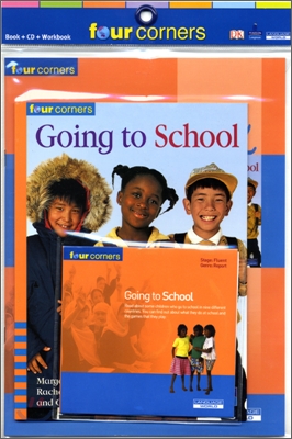 Four Corners Fluent #52 : Going to School (Book+CD+Workbook)