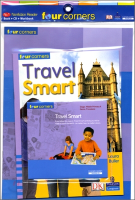 Four Corners Middle Primary A #79 : Travel Smart (Book+CD+Workbook)