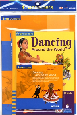 Four Corners Middle Primary B #87 : Dancing Around the World (Book+CD+Workbook)