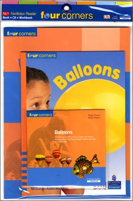 Four Corners Fluent #45 : Balloons (Book+CD+Workbook)