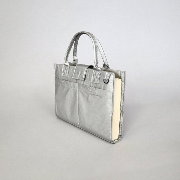 [김하찬]북 메이트 북커버 백_실버 (M/L Size)