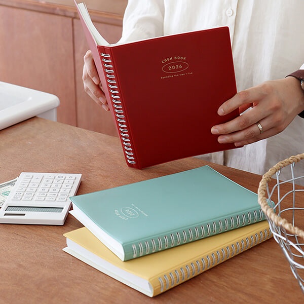 2026 생활의 온도 스프링 가계부 (날짜형 1년용)