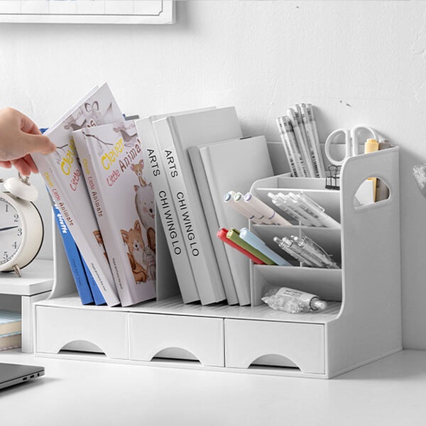 OFFISYS 올인원 데스크테리어 오거나이저 서랍 책꽂이 연필꽂이