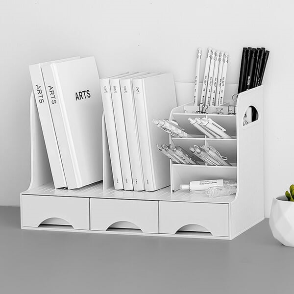 OFFISYS 올인원 데스크테리어 오거나이저 서랍 책꽂이 연필꽂이