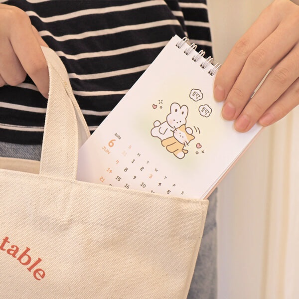 오첵 2026년 15개월 미니탁상달력 마음따뜻