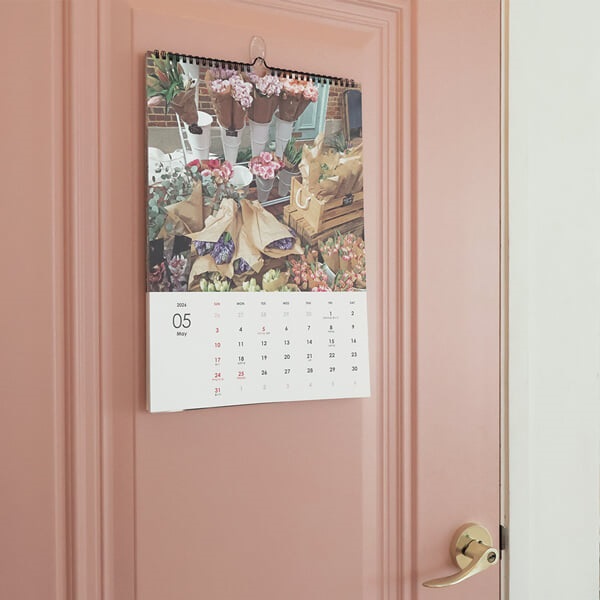 오첵 2026년 15개월 벽걸이달력 올마이데이즈