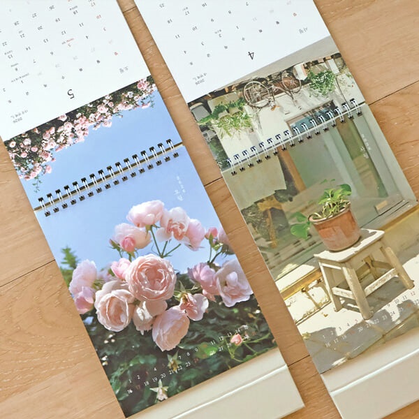 오첵 2026년 15개월 탁상 달력 나의사계절