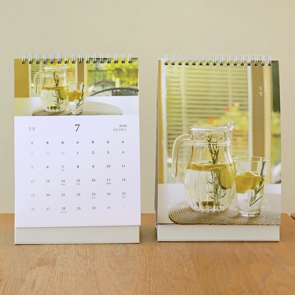 오첵 2026년 15개월 탁상 달력 나의사계절