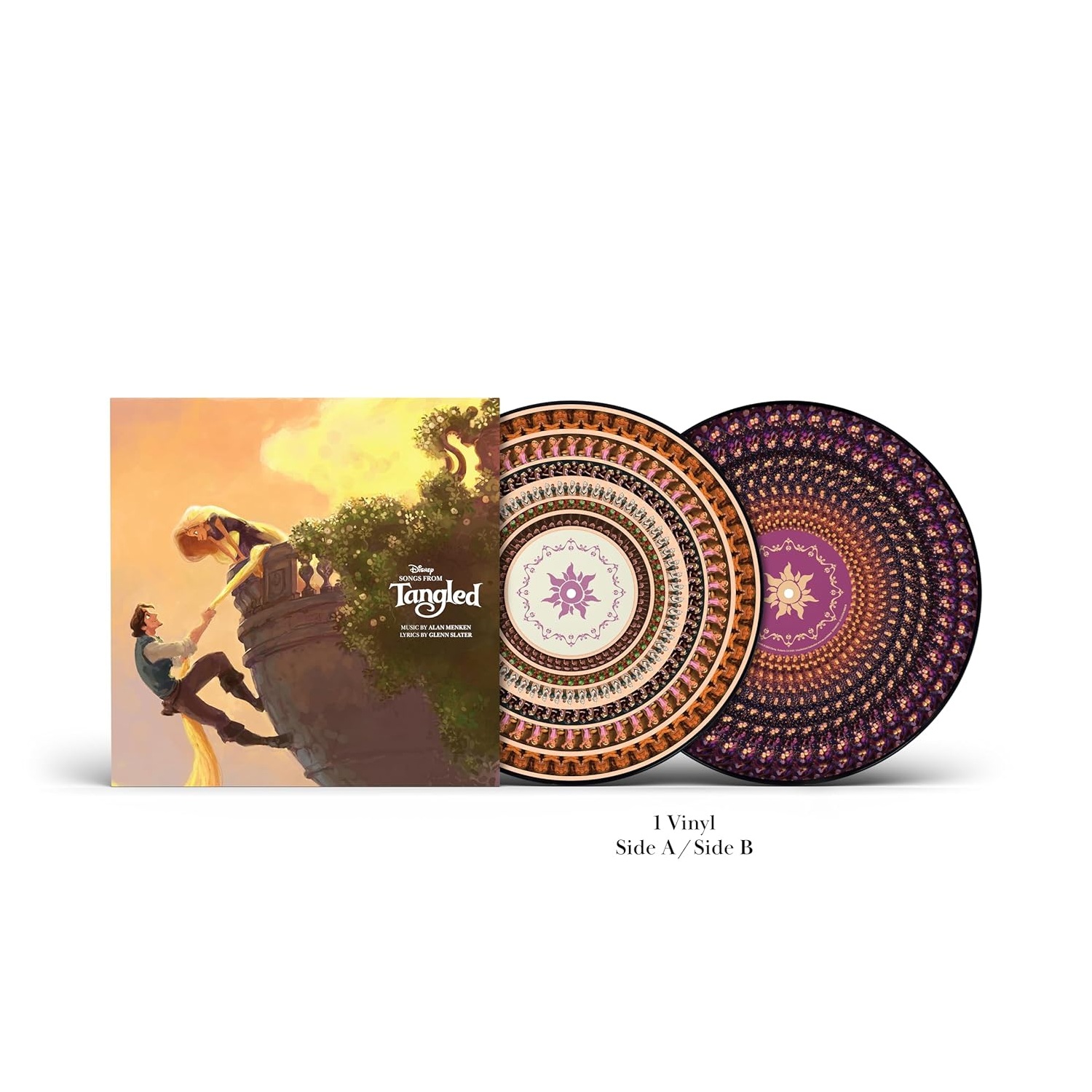 라푼젤 영화음악 (Songs from Tangled Original Soundtrack Music By Alan Menken) [조에트로프 컬러 LP]