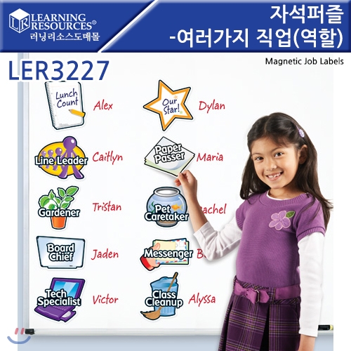 LER3227 자석퍼즐 - 여러가지직업군 Magnetic Job Labels