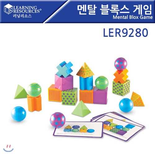 LER9280 멘탈 블록스 게임(기억력개발 블록쌓기게임)