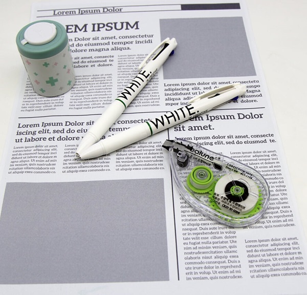 위플릿 THE WHITE 3in1 삼색볼펜 0.7mm