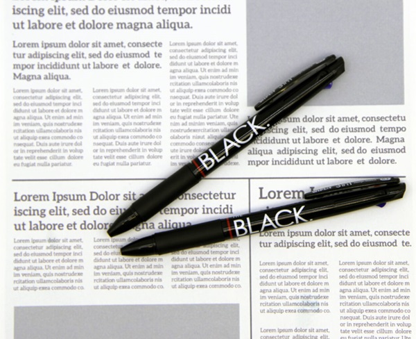 위플릿 THE BLACK 3in1 삼색볼펜 0.7mm