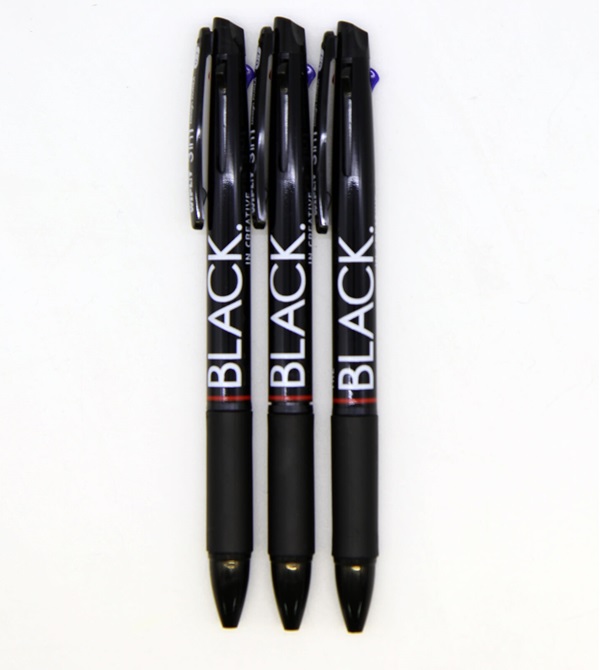 위플릿 THE BLACK 3in1 삼색볼펜 0.7mm