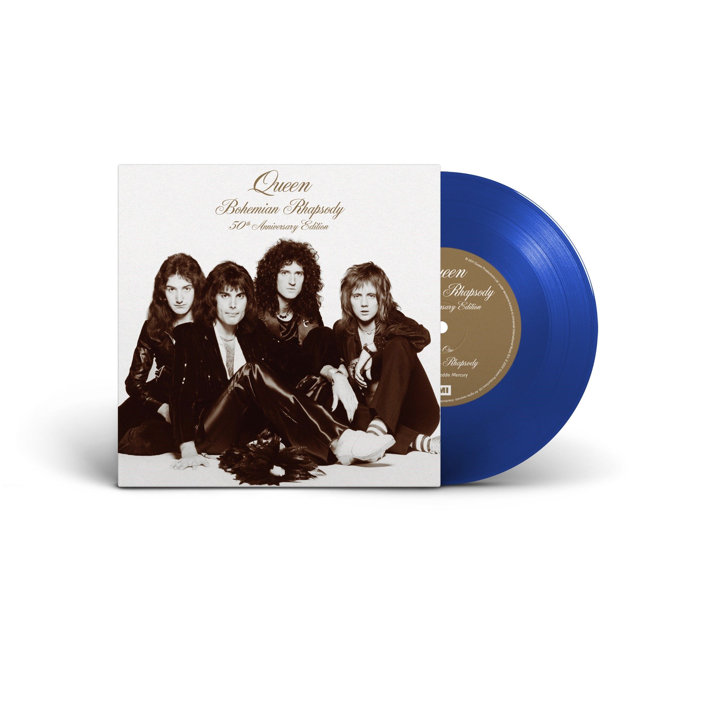 Queen (퀸) - Bohemian Rhapsody / I'm In Love With My Car [블루 컬러 7인치 Vinyl]