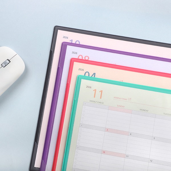 2026 한정판 먼슬리매트 (날짜형) + 일정관리스티커