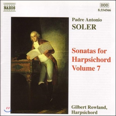 Gilbert Rowland 솔레르: 하프시코드 소나타 7집 (Antonio Soler: Sonatas for Harpsichord Vol.7)