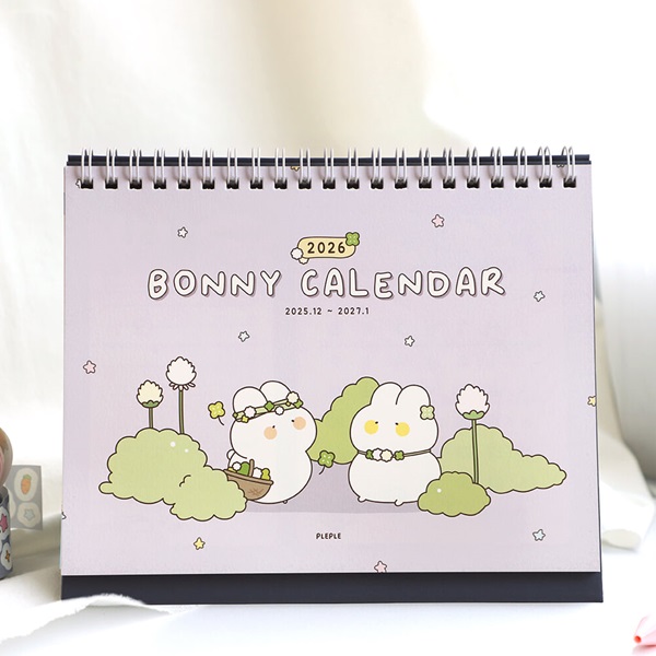 2026 보니 캘린더 (14개월 탁상달력)