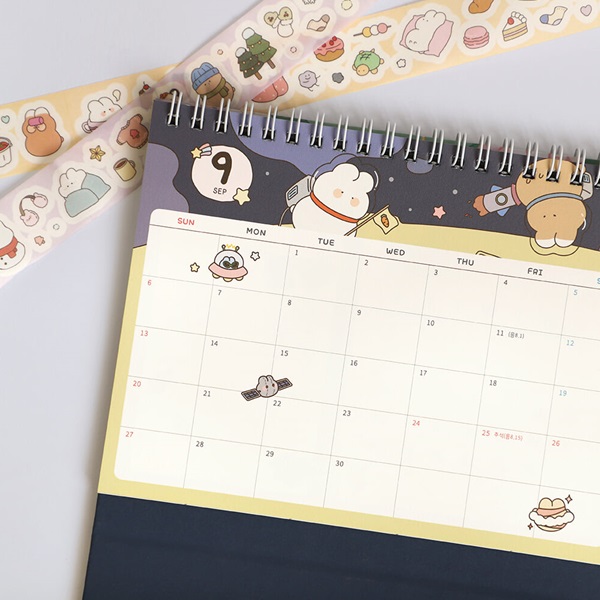 2026 보니 캘린더 (14개월 탁상달력)