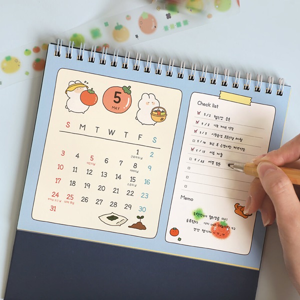 2026 보니 캘린더 (14개월 탁상달력)