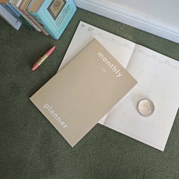 오첵 2026 날짜형 먼슬리플래너 A4