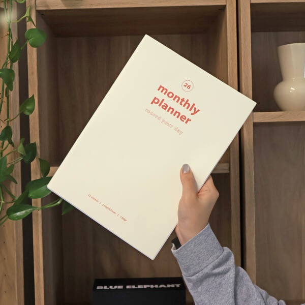 오첵 2026 날짜형 먼슬리플래너 A4