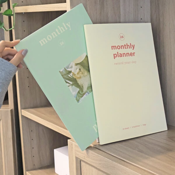 오첵 2026 날짜형 먼슬리플래너 A4
