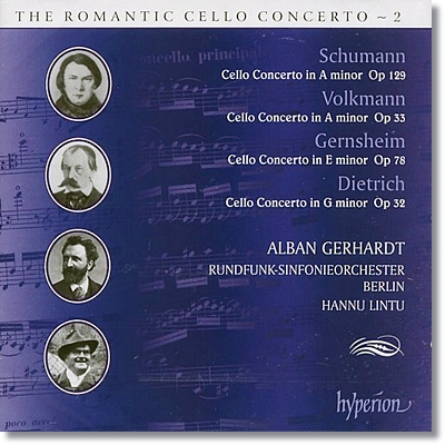 Alban Gerhardt 낭만주의 첼로 협주곡 2집 - 슈만 / 볼프만 / 게른샤임 / 디트리히 (The Romantic Cello Concerto 2- Volkmann, Dietrich, Gernsheim & Schumann)