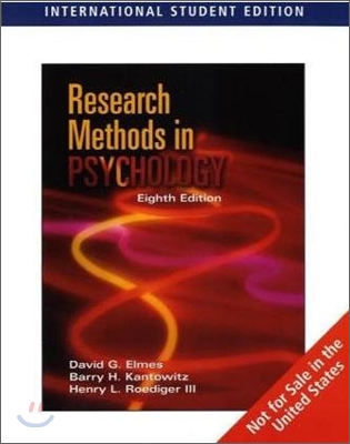 Research Methods in Psychology, 8/E (IE)