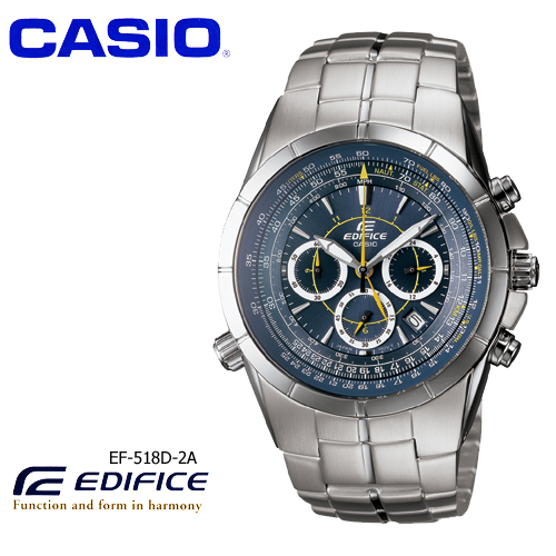 [정품] 카시오 EF-518D-2A 아날로그 시계
