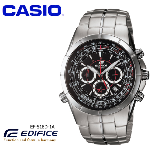 [정품] 카시오 EF-518D-1A 아날로그 시계