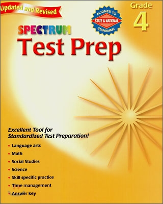 Spectrum Test Prep Grade 4 (Paperback, Revised)