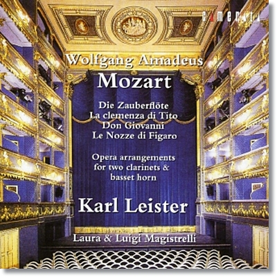 Karl Kleister 모차르트: 오페라 아리아 [클라리넷 편곡버전] (Mozart Opera Arrangements For Two Clarinets And Basset Horn)