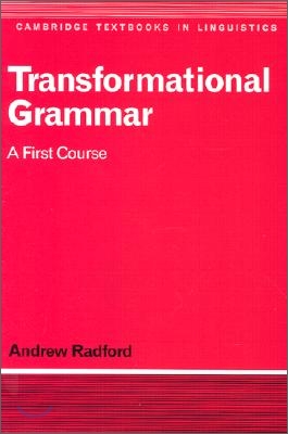 Transformational Grammar: A First Course