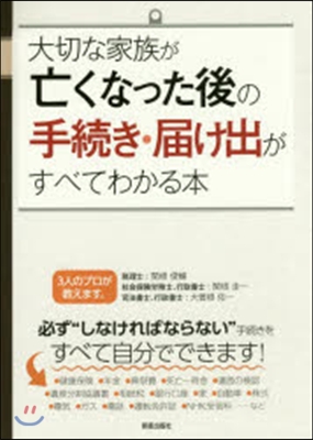 大切な家族が亡くなった後の手續き.屆け出