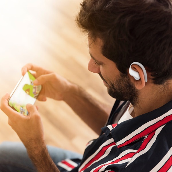 아이리버 귀걸이 오픈형 러닝 블루투스 무선이어폰 IOW-L90