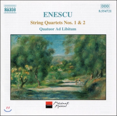 Ad Libitum Quartet 에네스쿠: 현악 사중주 1번 2번 (George Enescu: String Quartets)