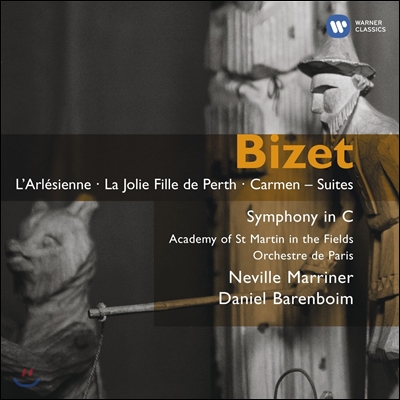 Neville Marriner / Daniel Barenboim 비제: C장조 교향곡, 카르멘 모음곡, 아를르의 여인 (Bizet: Symphony In C, L`arlesienne Suites, Carmen Suites)