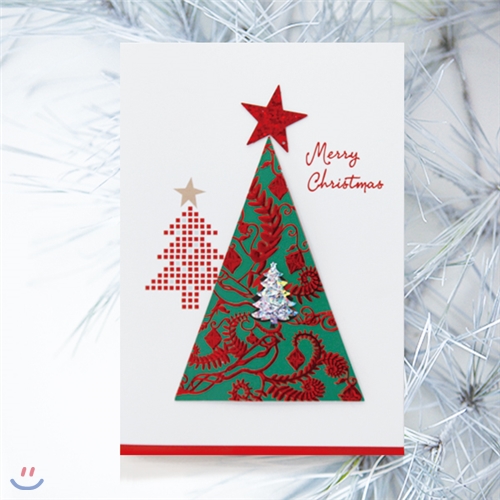FS1023-5 크리스마스카드,트리카드,산타카드,성탄절,미니카드,루돌프,카드